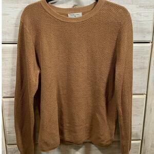 Rachel Comey Brown Waffle Knit Sweater - Size Large